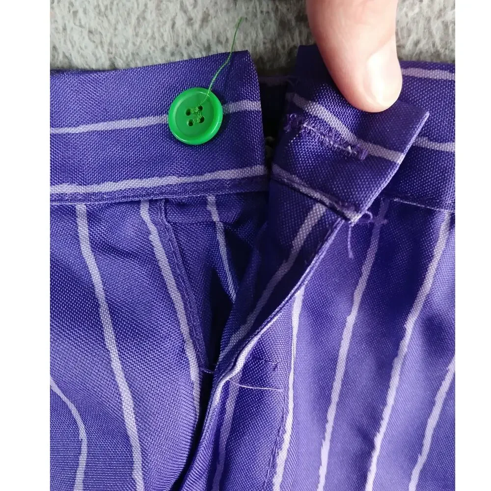 The Joker Suitmeister Costume Kids Small (4-6) NO TIE Halloween DC Suit NWT